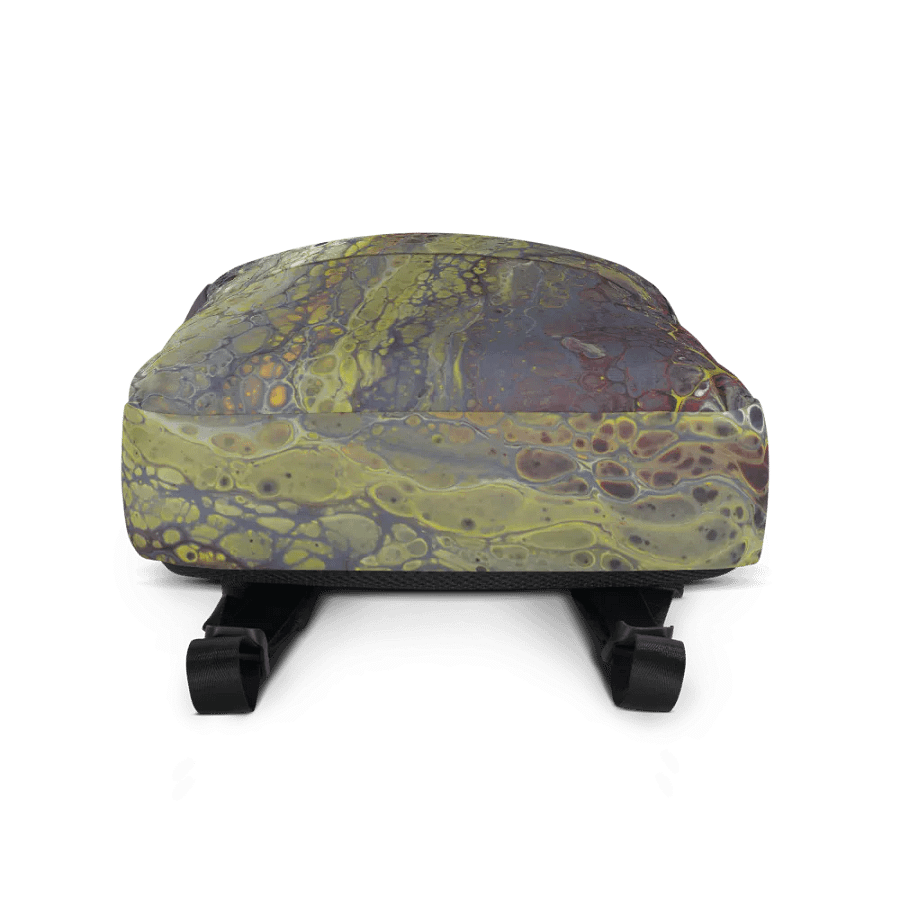 Amphibian - Acrylic Pour Print, Backpack product image (1)