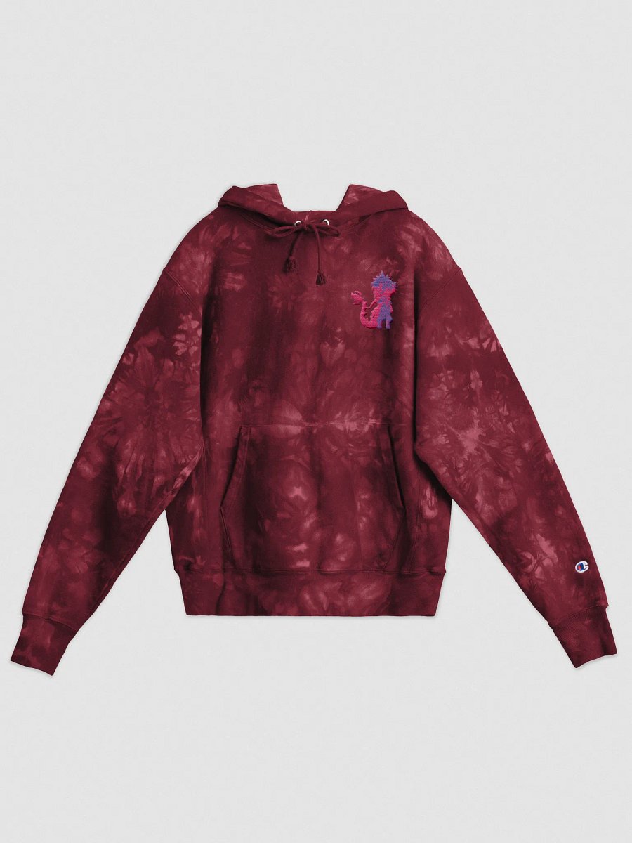 Red Crimson Evolved Champion Tie-Dye Hoodie product image (1)