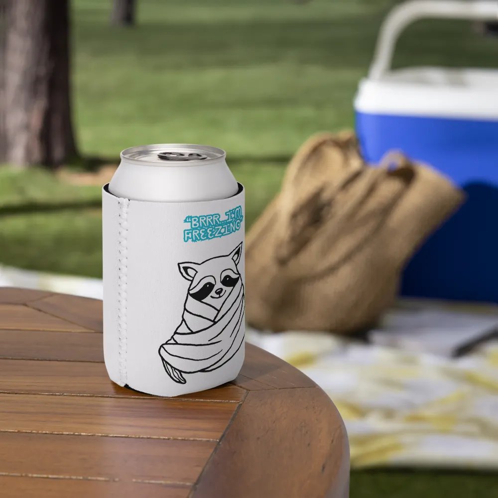 Chilly Raccoon Can Cooler product image (7)