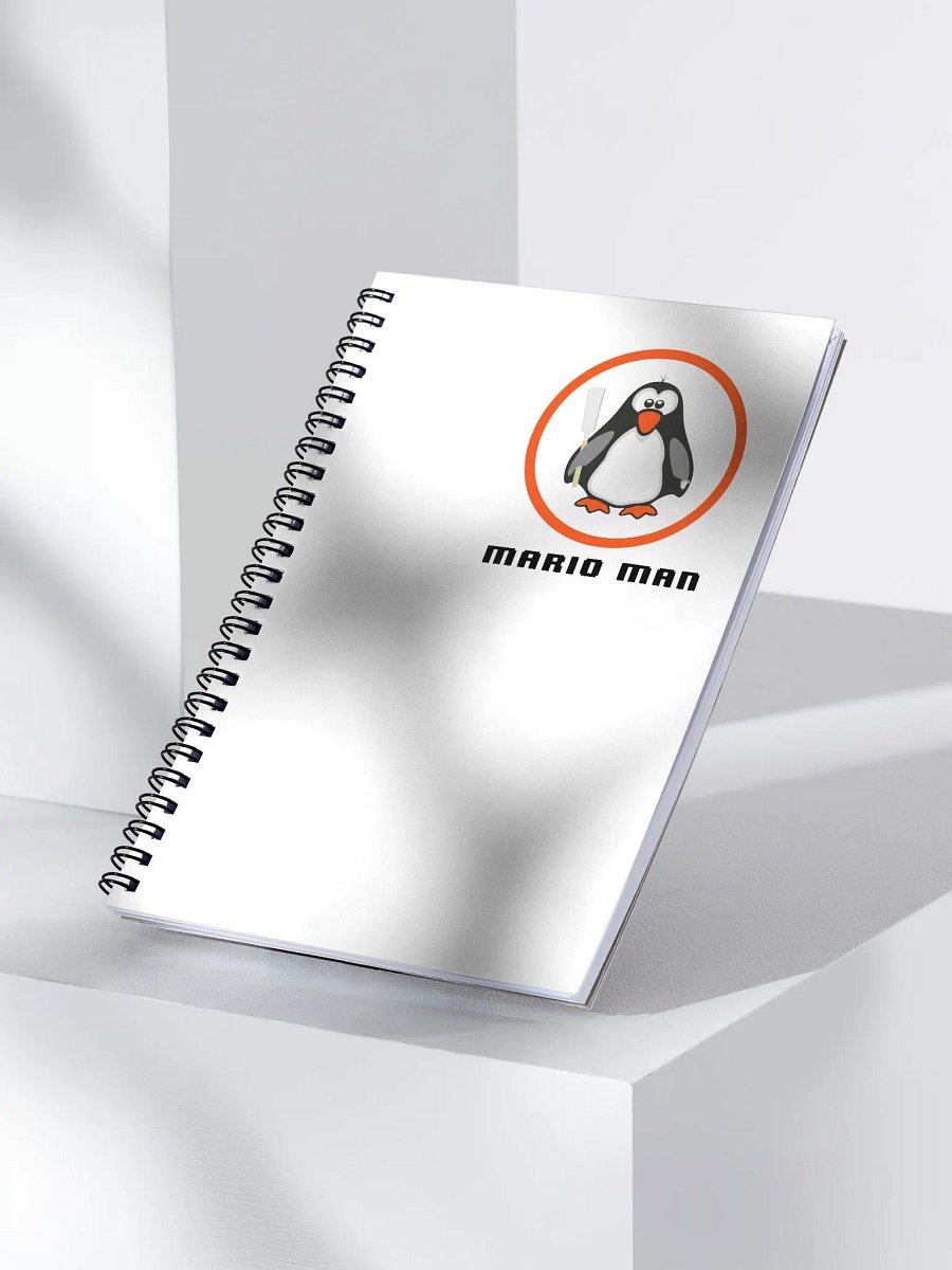 Mario Man Spiral Notebook product image (3)