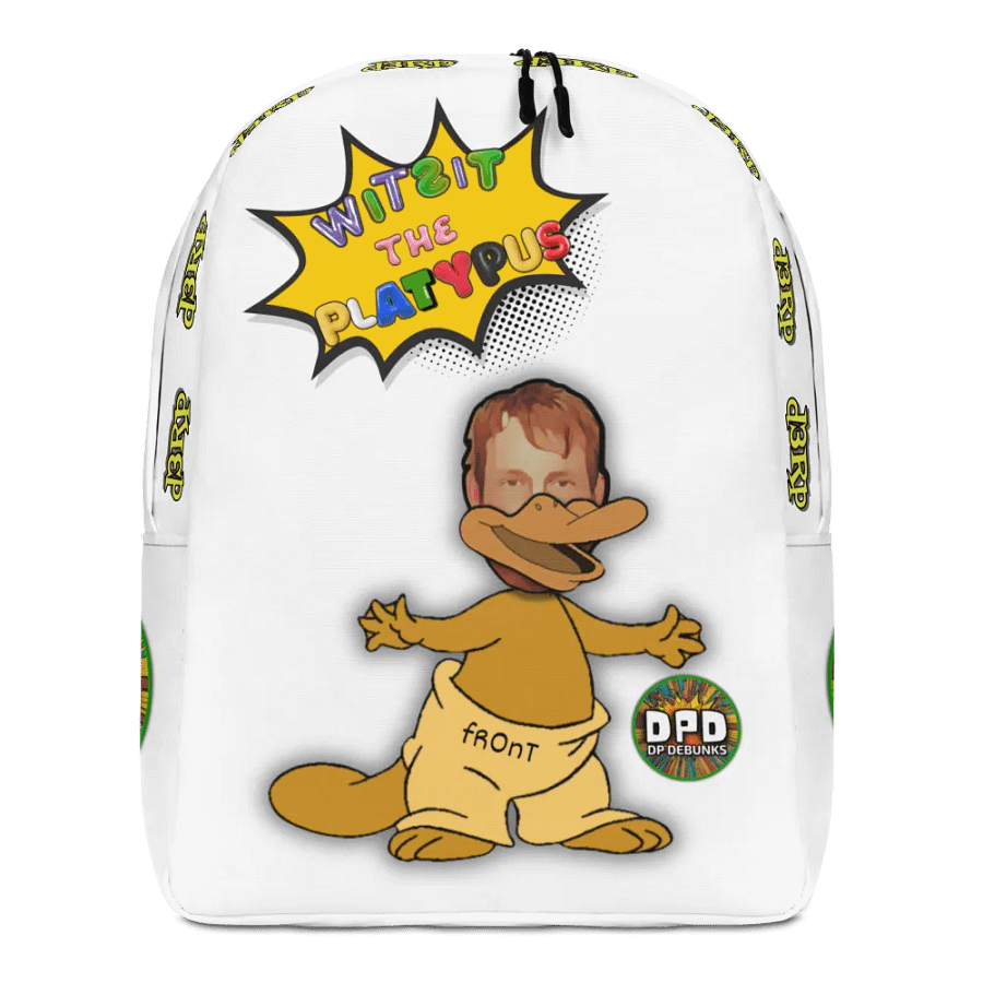 DELUXE Witsit the Platypus Backpack - ANTARCTIC EXPLORER EDITION product image (1)