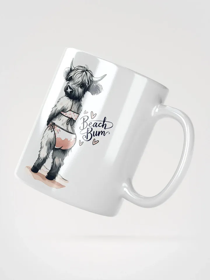 Bikini Beach Bum Highland Cow Mug product image (6)