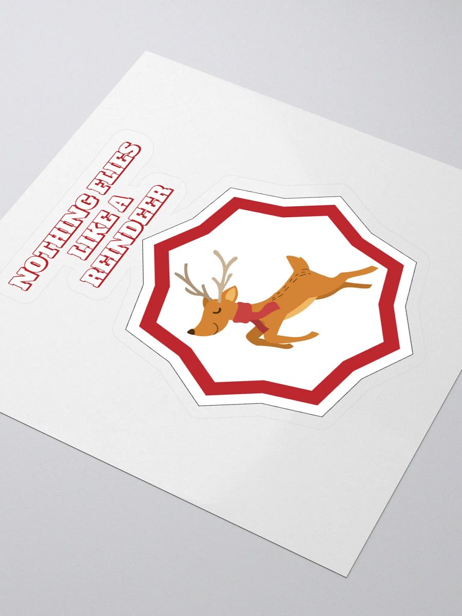 Nothing Flies Like A Reindeer - Christmas Sticker product image (3)