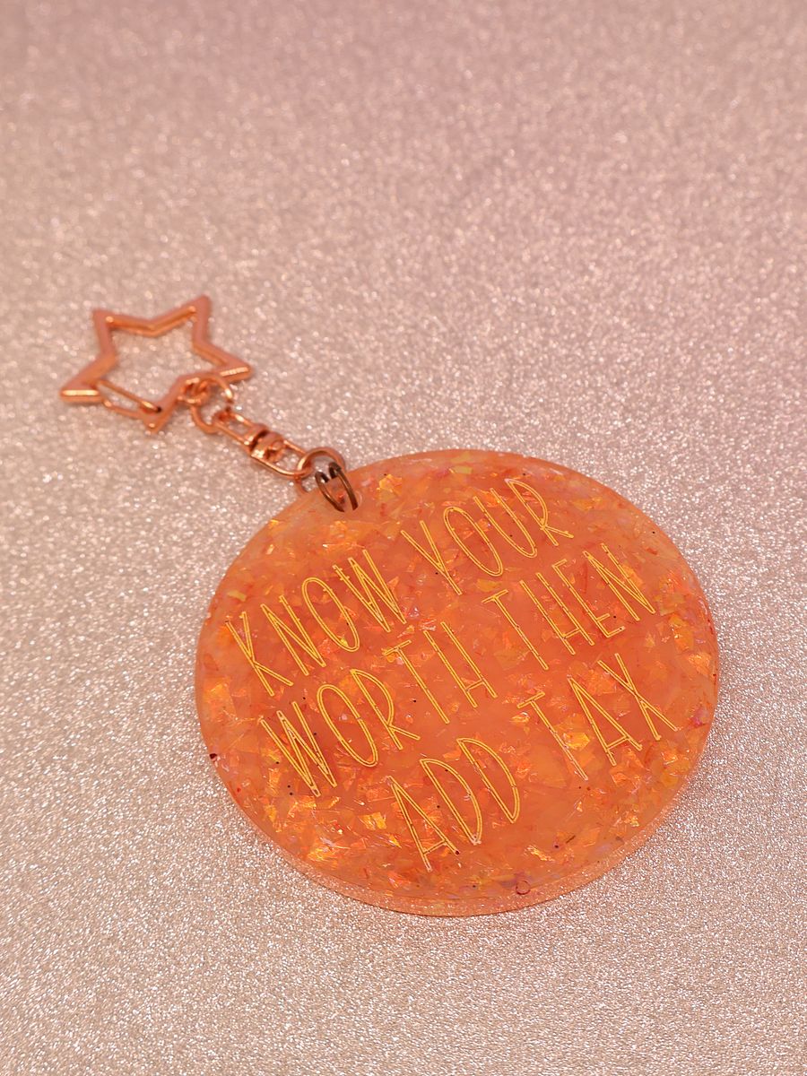 Know Your Worth Keychain product image (3)