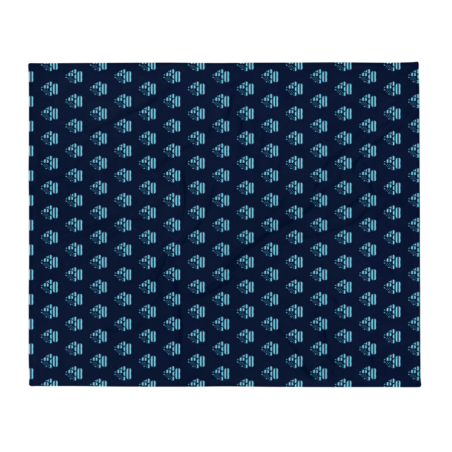 Paw Print Throw Blanket product image (3)