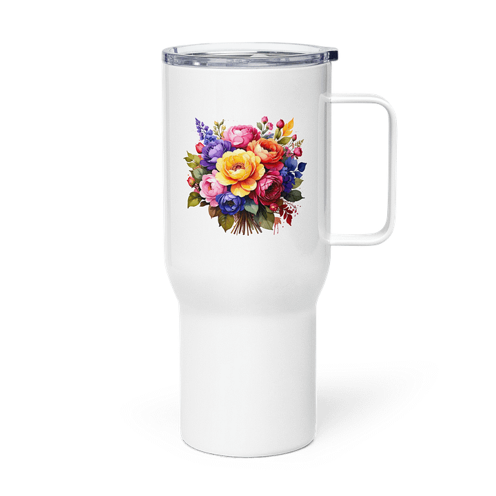 Columbia Road Market Stainless Steel Travel Mug (Floral) product image (1)