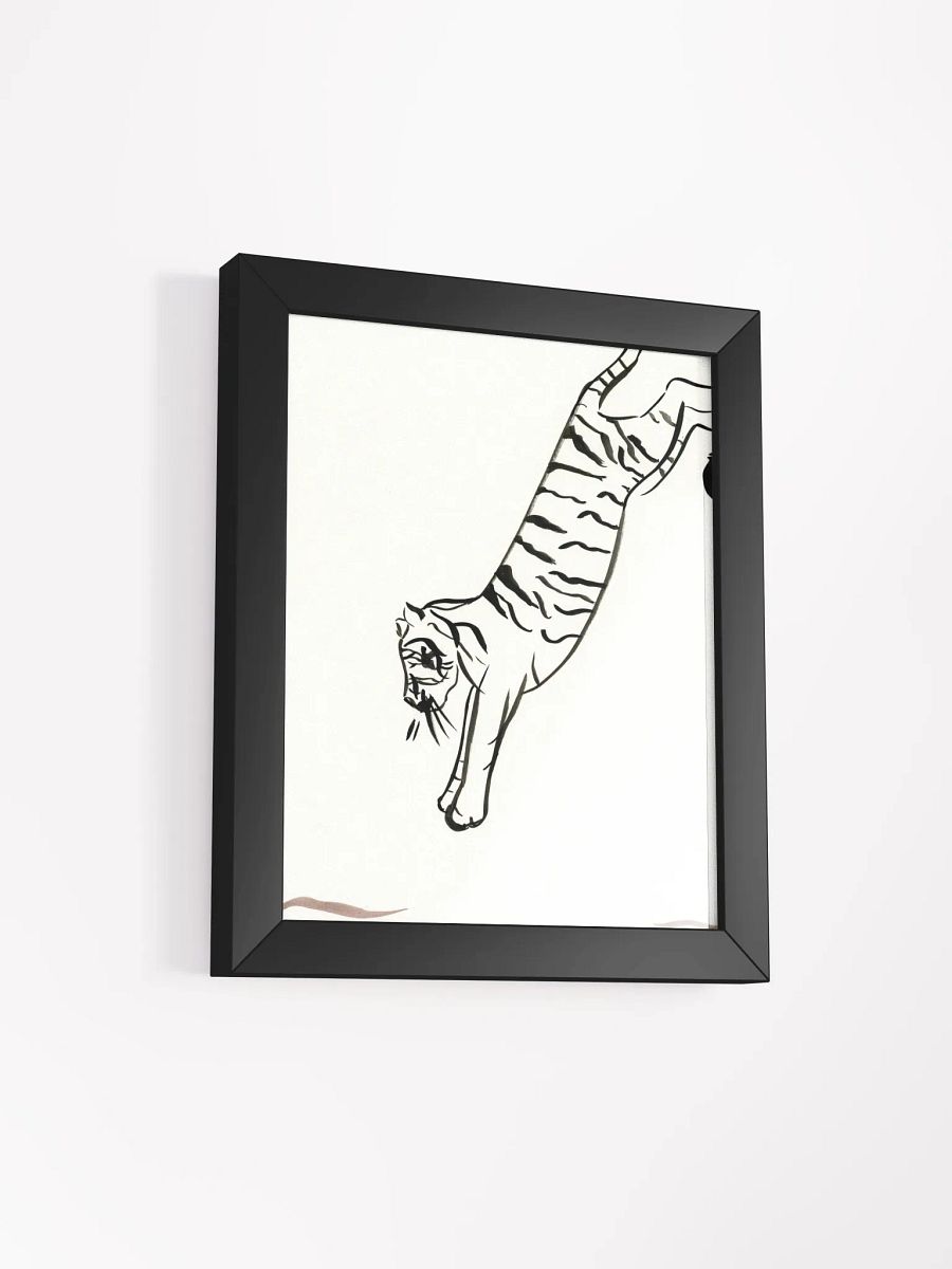 Jumping Tiger Framed Print product image (4)
