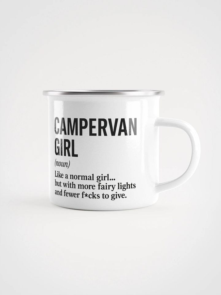 Campervan Girl - Enamel mug product image (1)