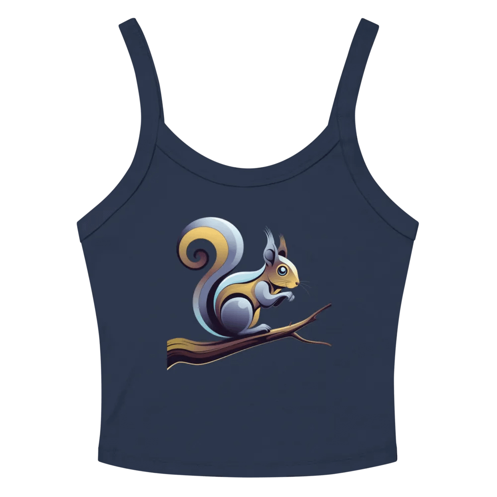 Squirrel Whimsy Micro-Rib Tank product image (2)
