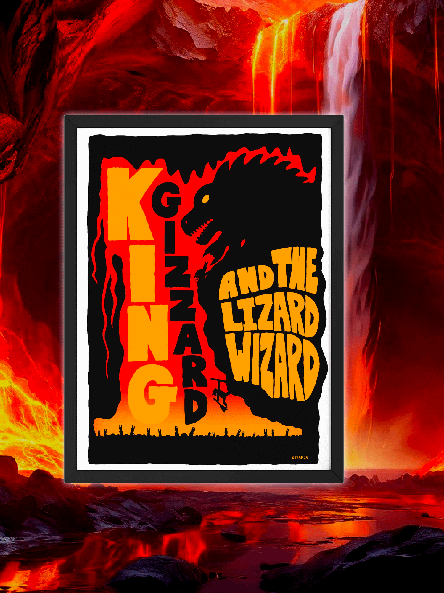 KING GIZZARD AND THE LIZARD WIZARD FRAMED POSTER product image (9)