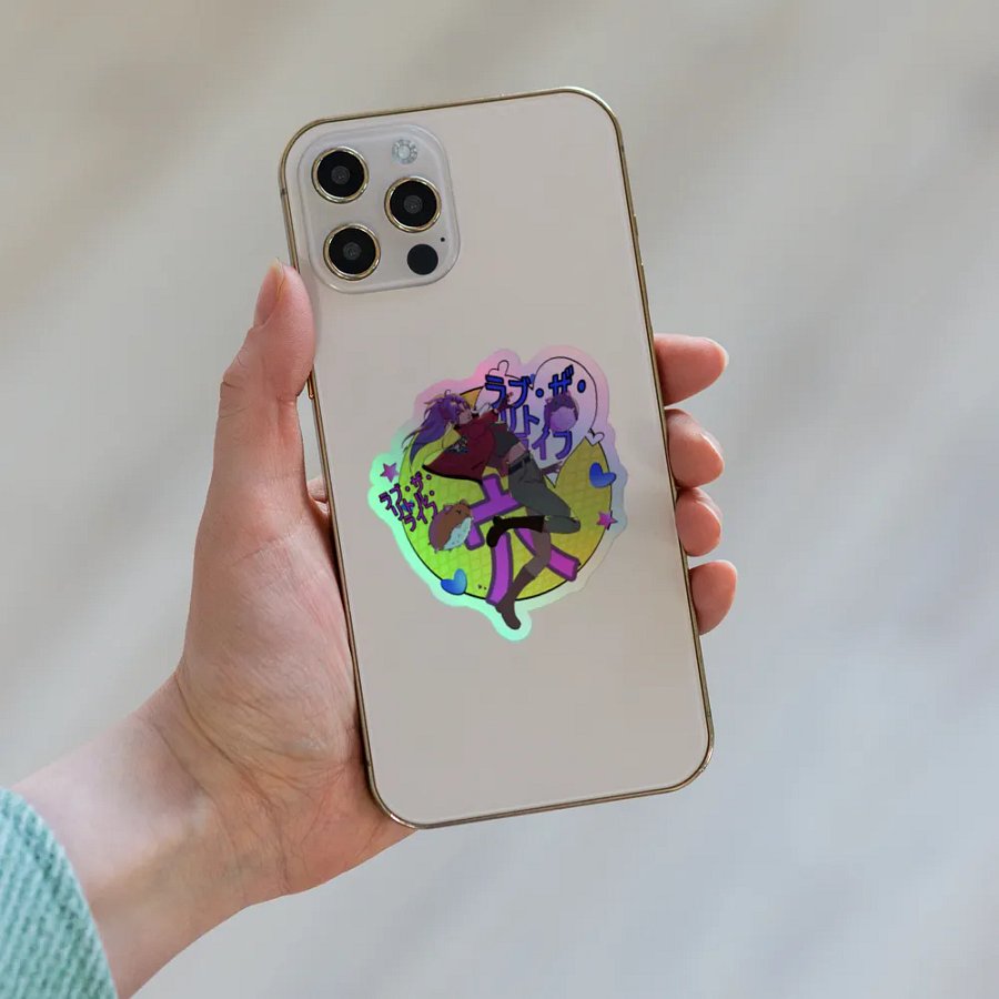 Power of Hamsters Holographic Sticker product image (8)