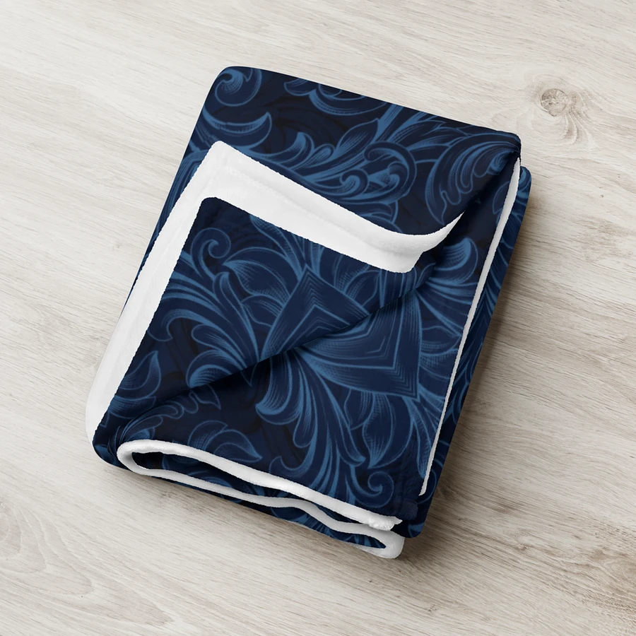 Blue Kaleidoscope Throw Blanket product image (18)