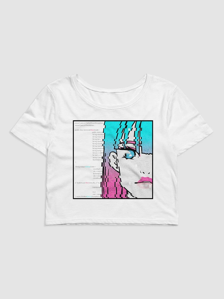 Panic Glitchy Dream Girl Crop Top product image (1)