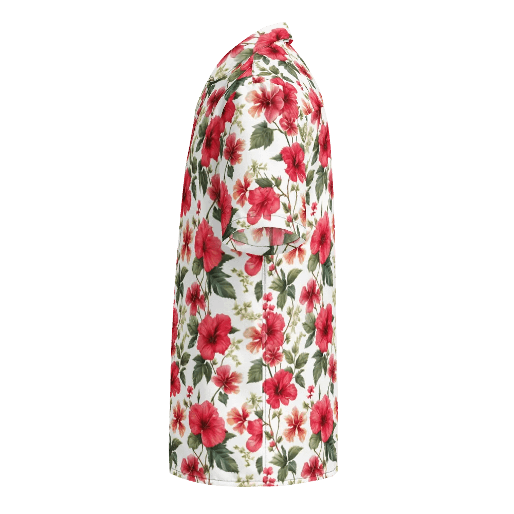 Floral Pattern Hibiscus Flowers Hawaiian Shirt product image (3)