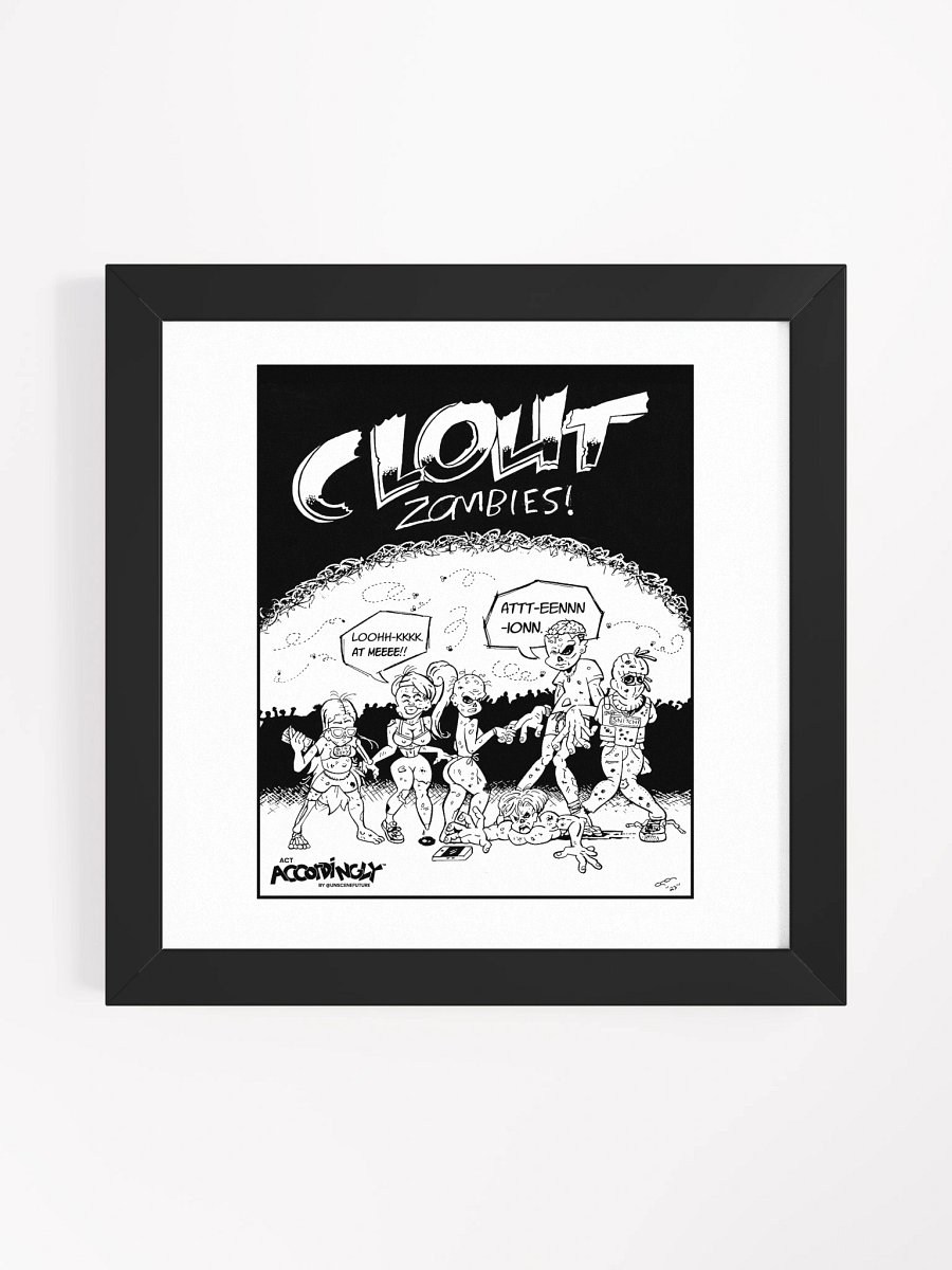 Clout Zombies 🧟 - Framed product image (1)