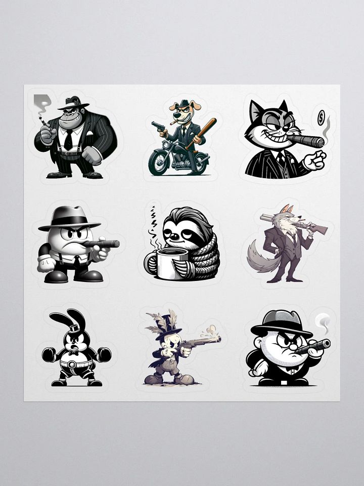 Vintage Cartoon Stickers II product image (1)