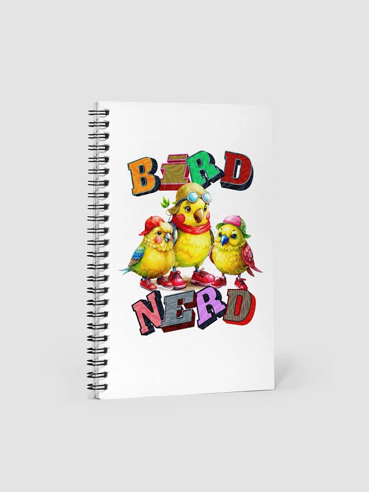 Bird Nerd Yellow Budgie Spiral Notebook product image (2)