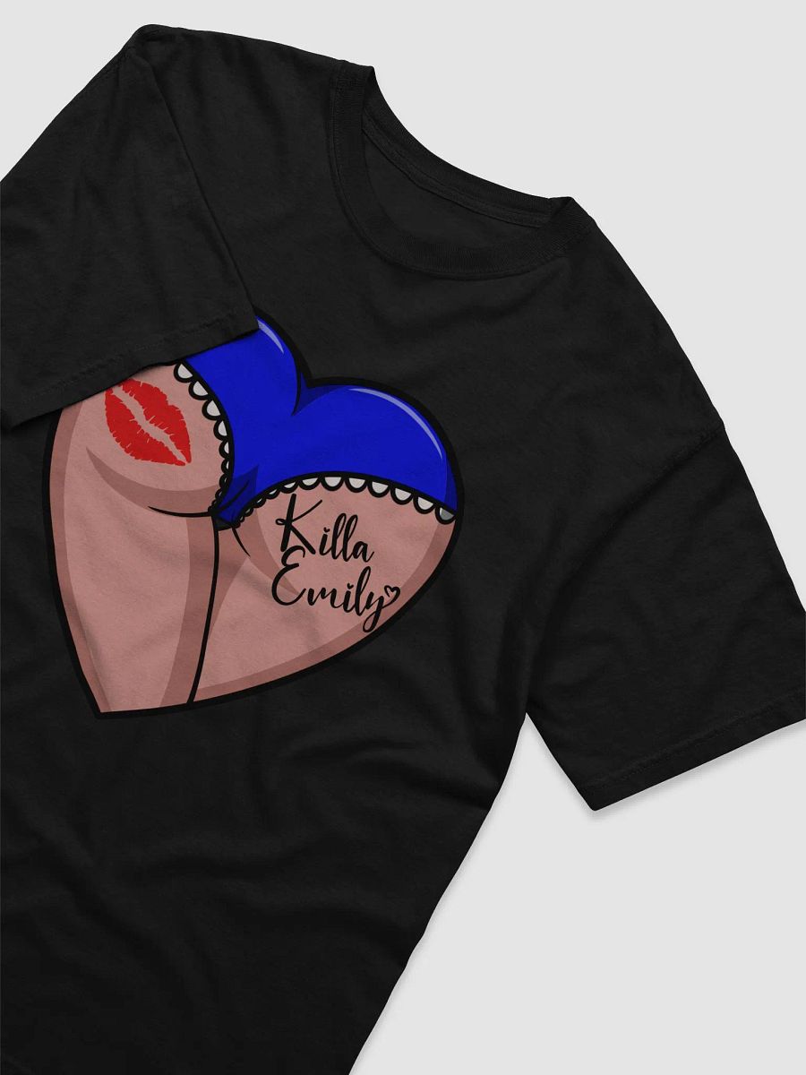 BLUE HEART BUTT CROP TEE product image (3)