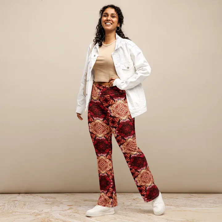 Rose Bouquet Flare Leggings product image (2)