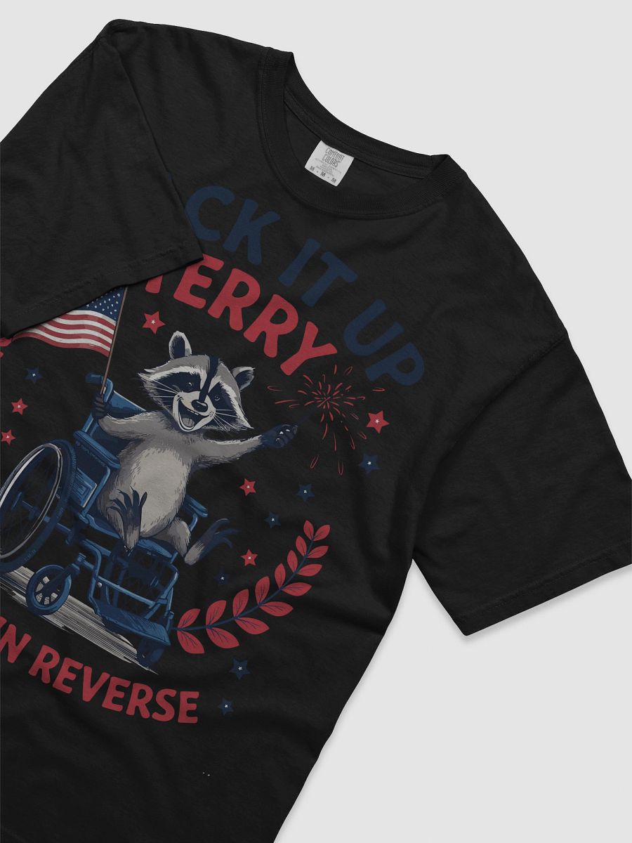 Patriotic Raccoon Wheelchair Tee product image (15)