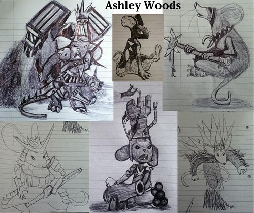 My MouseHunt game pen drawing artworks I did when I was about 18 years old, big fan always have been, met most of the dev tea...