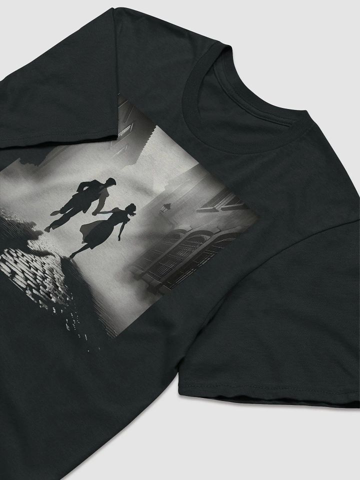 Fleeting Moments: A Noir Escape (Front Print Womens Tee) product image (2)