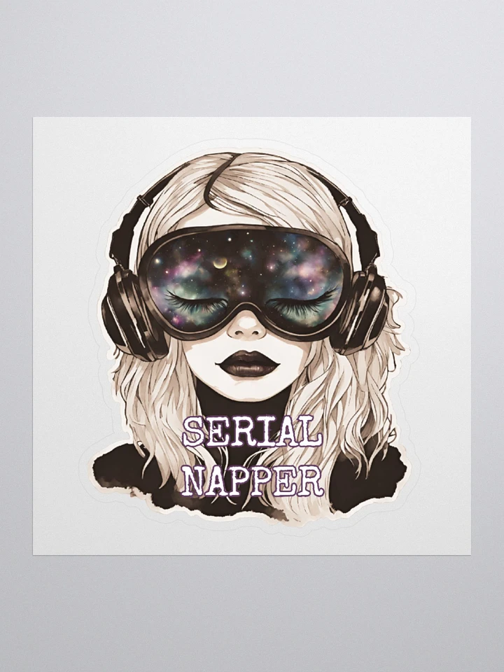 Podcasts and Naps Serial Napper Sticker product image (1)