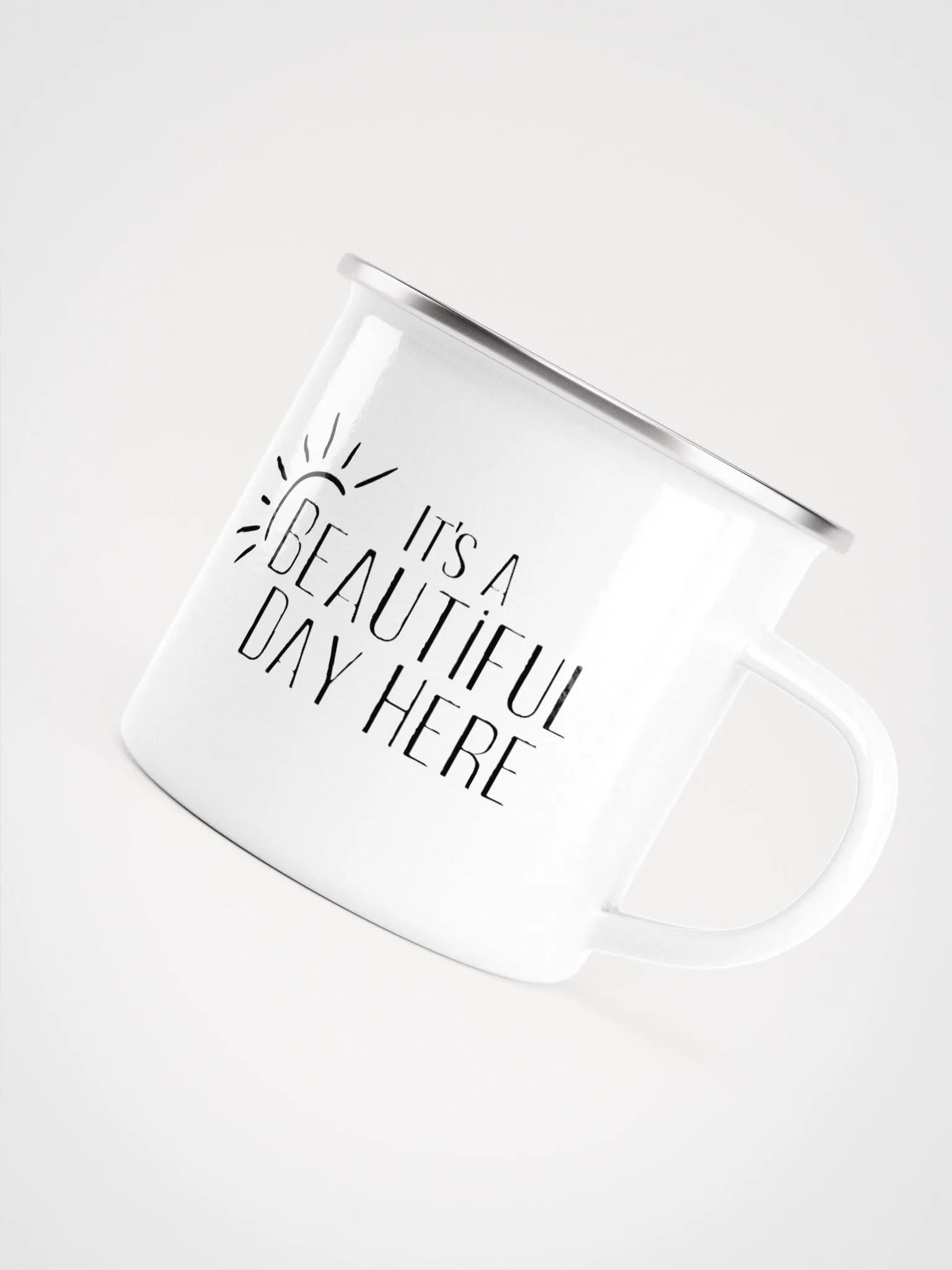 Beautiful Day Enamel Mug product image (2)