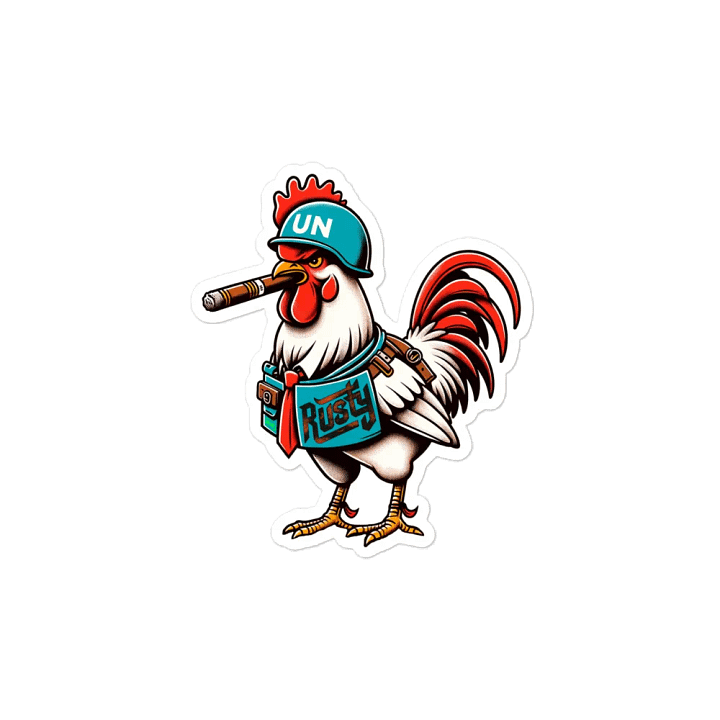 The Rusty Rooster Die-Cut Magnets! product image (2)
