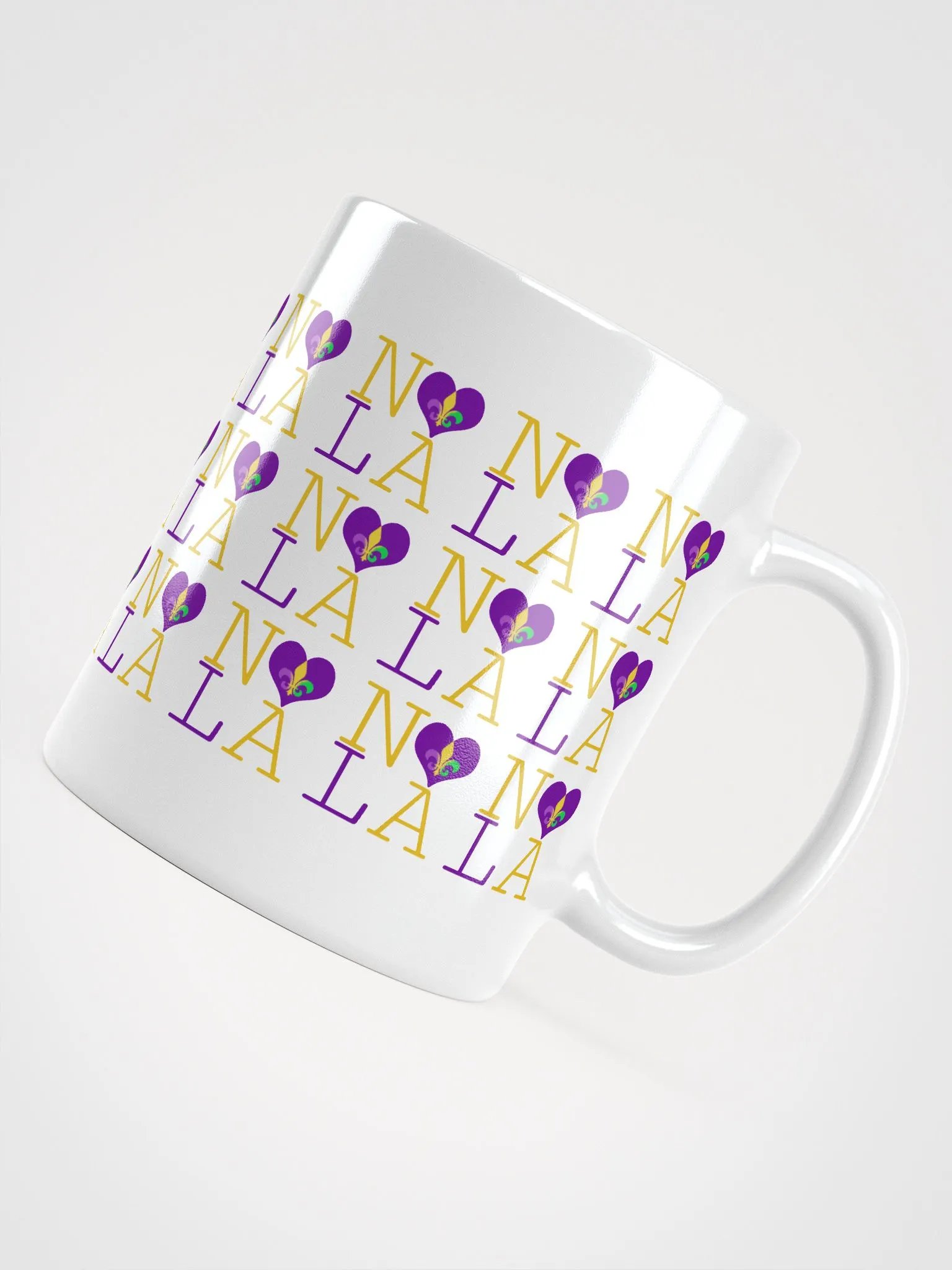 I LOVE NOLA **LEGACY MUG** (MARDI GRAS 3 INFINITY WALL) product image (12)