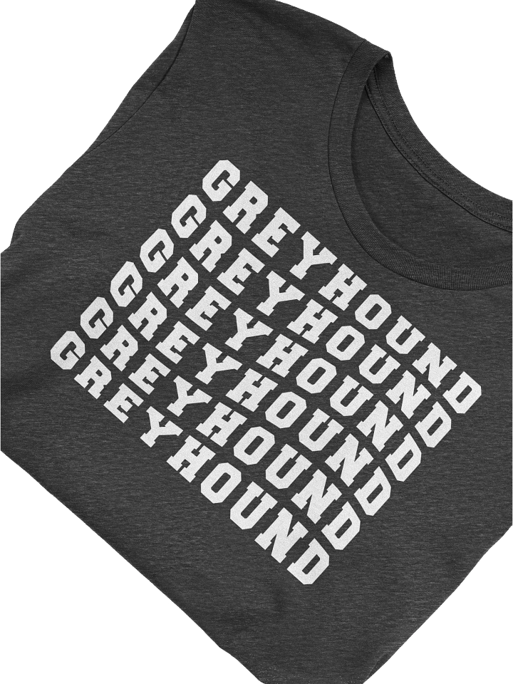 Greyhound Wavy Sport text Inspired T-Shirt For Greyhound Lovers & Owners product image (1)