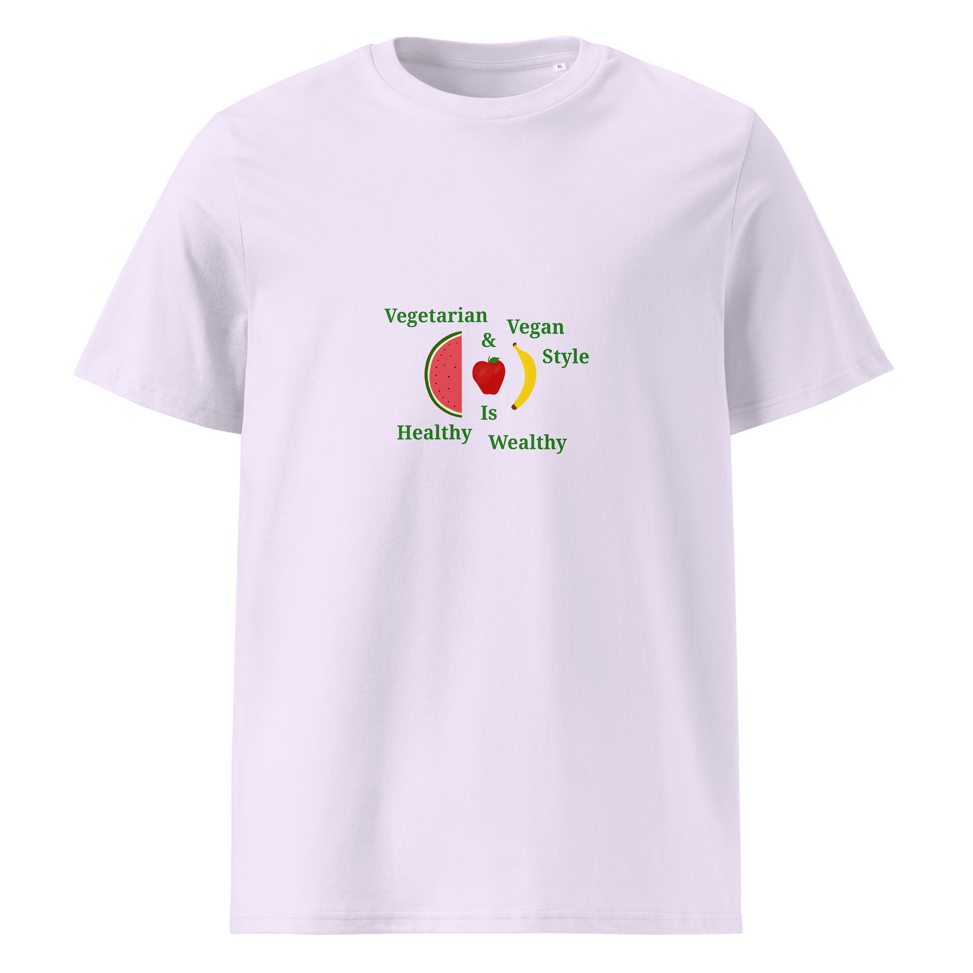 Healthy Wealthy Vegetarian & Vegan Tee product image (1)
