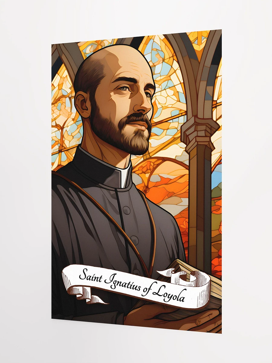 Saint Ignatius of Loyola Patron Saint of Good Decisions, Soldiers, Educators, Religious Retreats, Matte Poster product image (5)