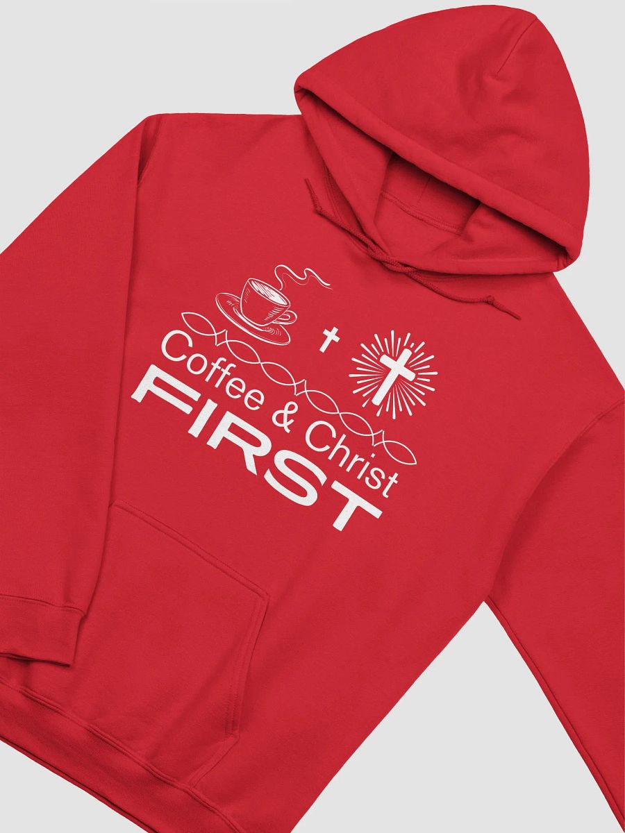 Coffee & Christ First Christian Faith Gildan Hoodie product image (3)
