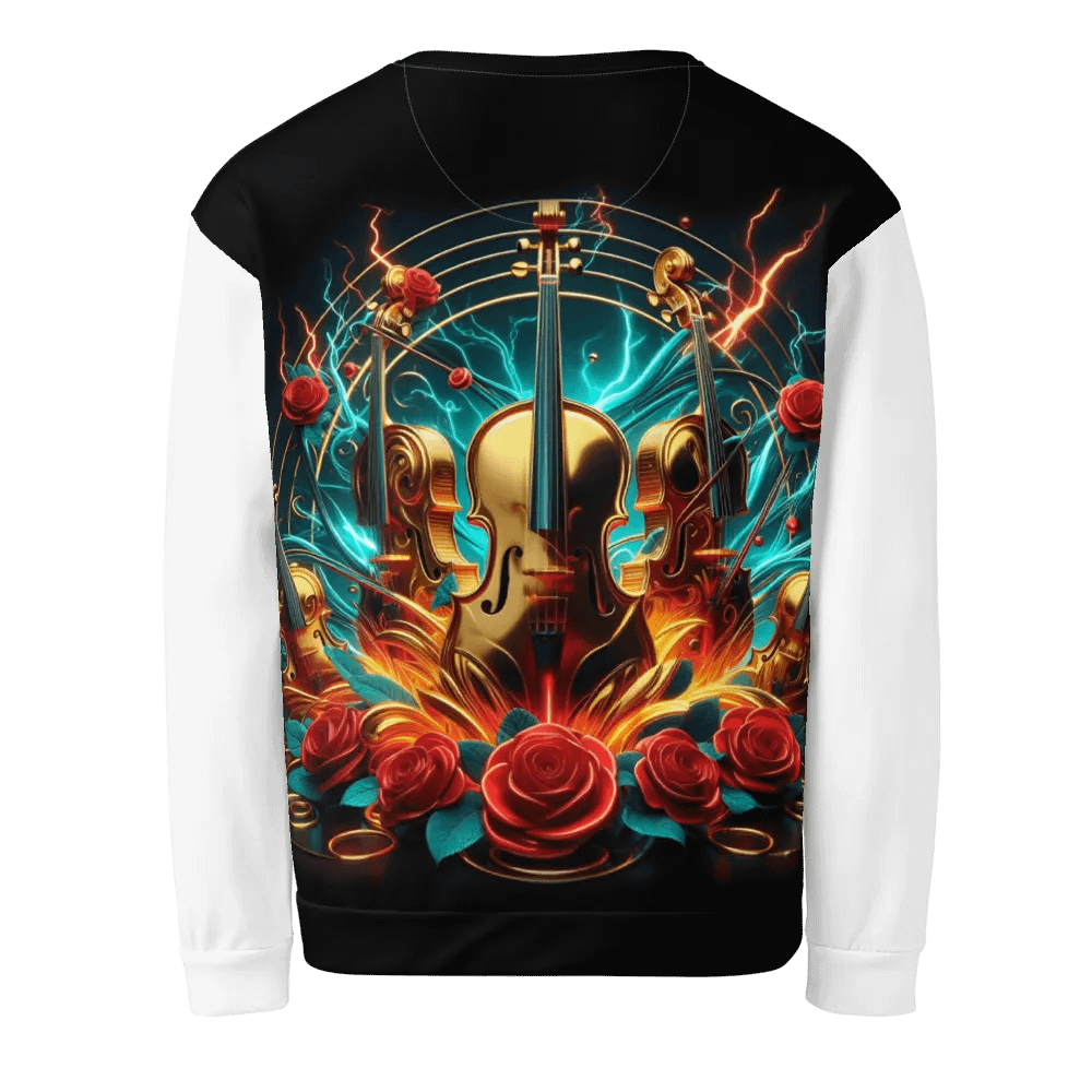 Golden Symphony All-Over Print - Unisex Sweatshirt #4 product image (2)