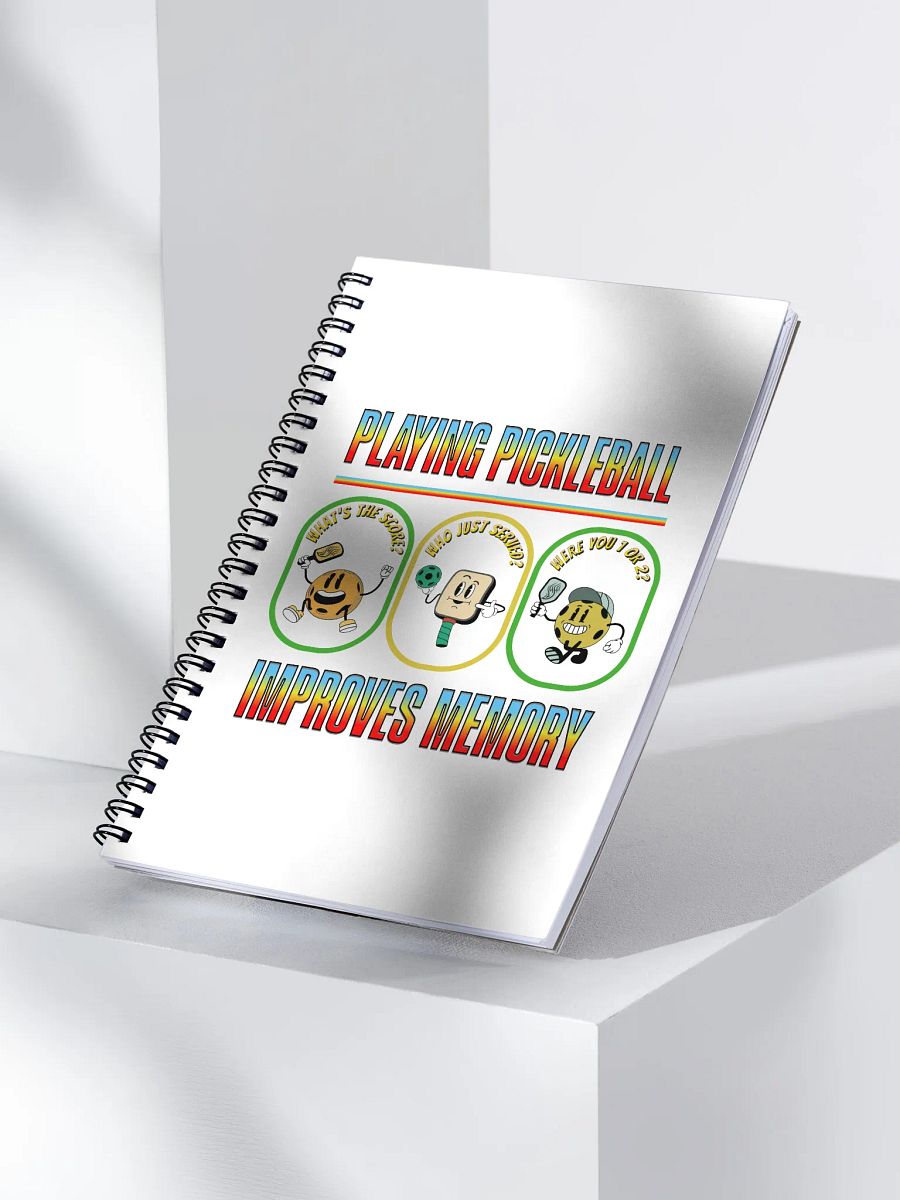 Playing Pickleball Improves Memory Lane Notebook product image (3)