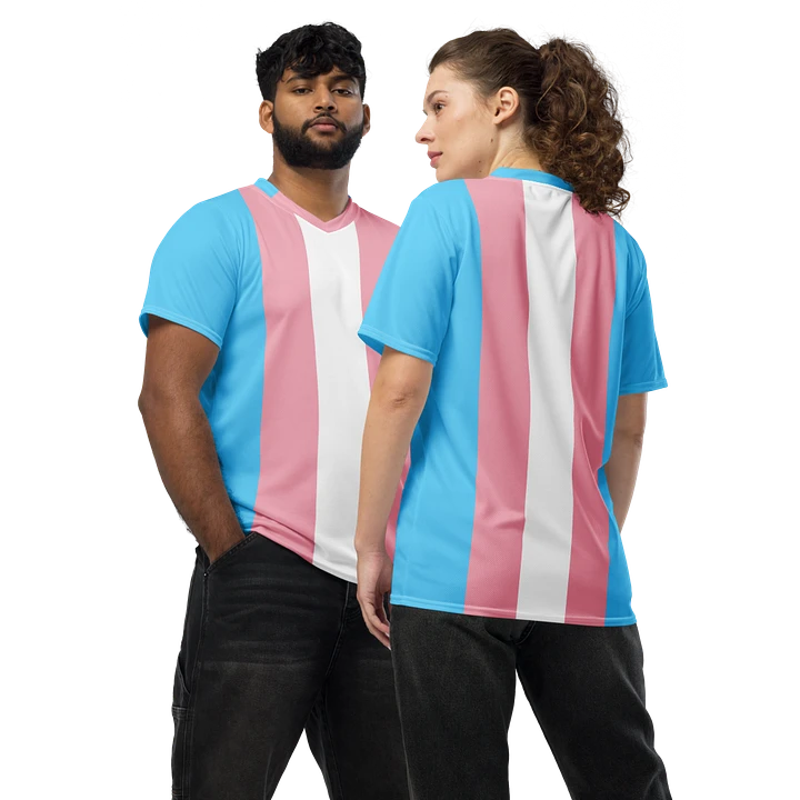 Trans Pride Flag - All-Over Print Jersey product image (2)