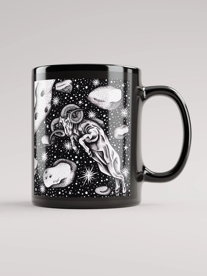 Aries Zodiac Black Glossy Mug product image (1)