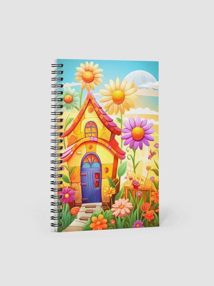 Whimsical Sunflower Garden Dreams Spiral Notebook product image (1)