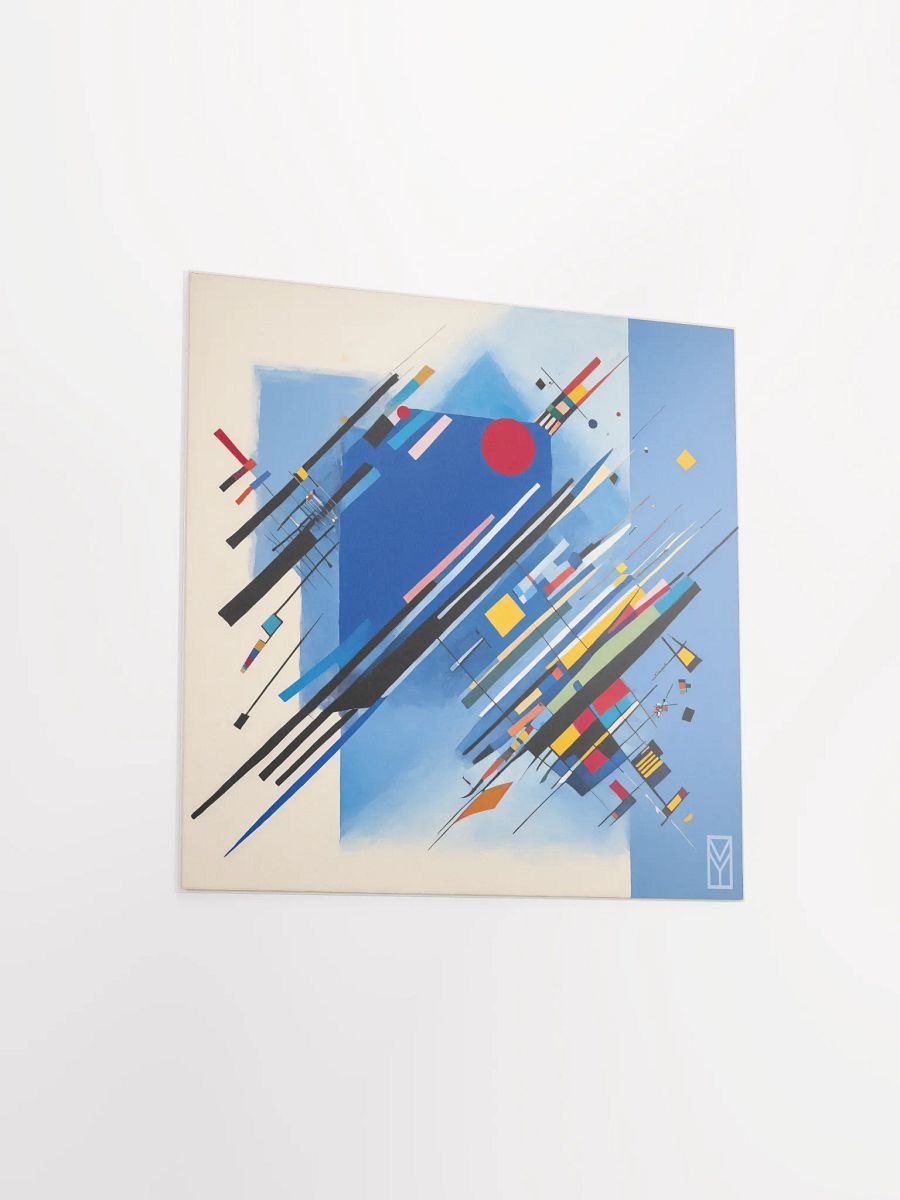 Poster Abstraction of the Blue Screen product image (3)