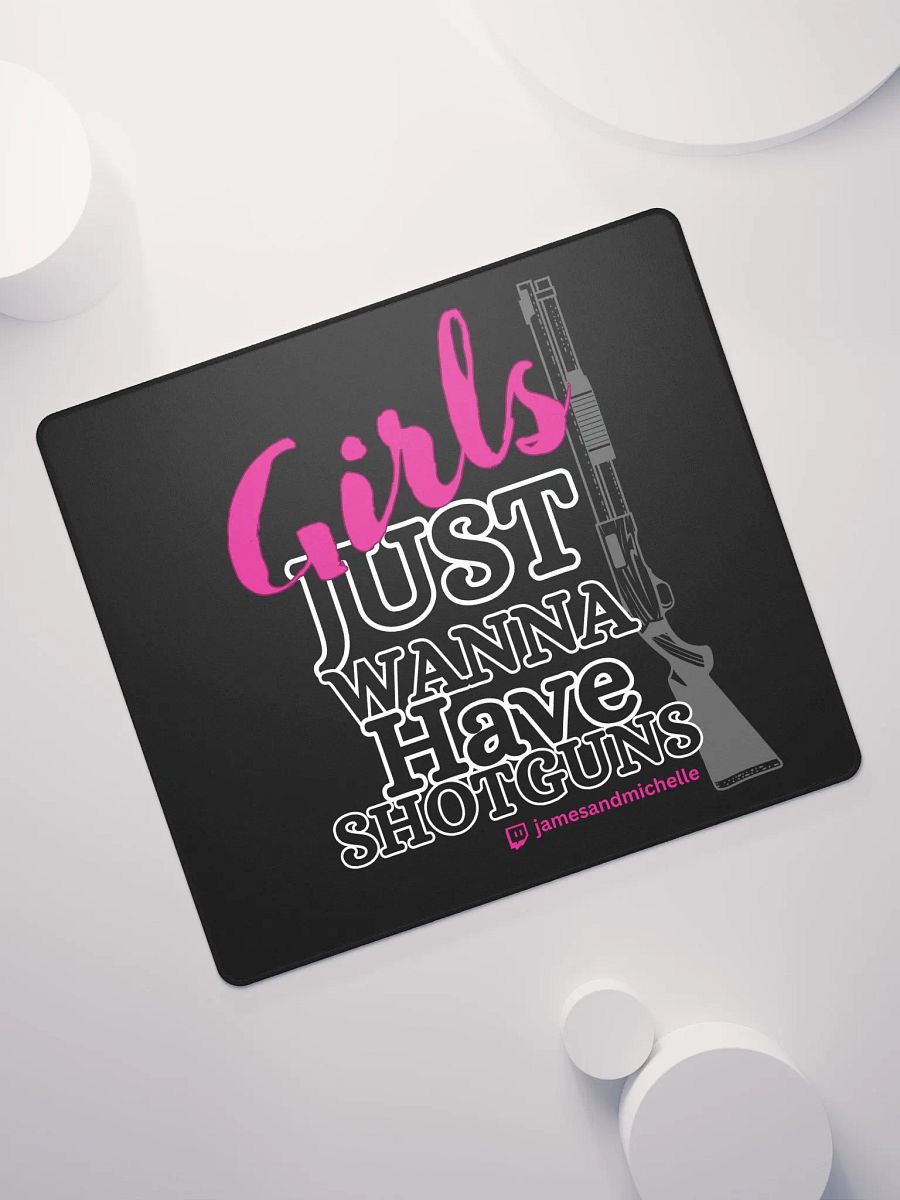 Girls Just Wanna Have Shotguns, Gaming Mouse Pad 18″×16″ product image (7)