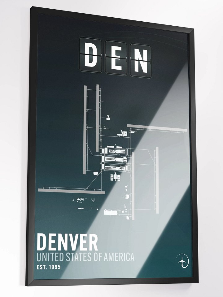 Denver DEN Poster (Framed) product image (2)