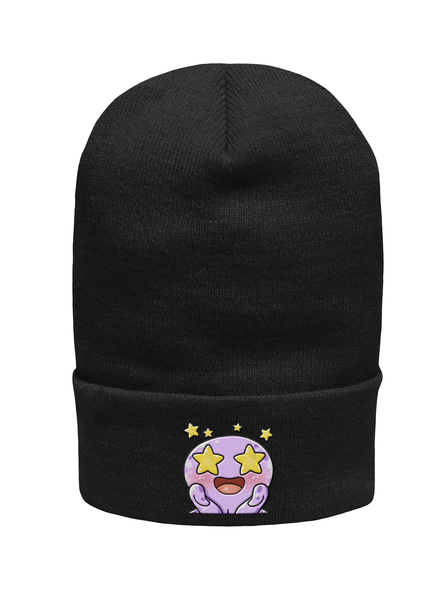 Inky Stars Embroidered Beanie product image (1)