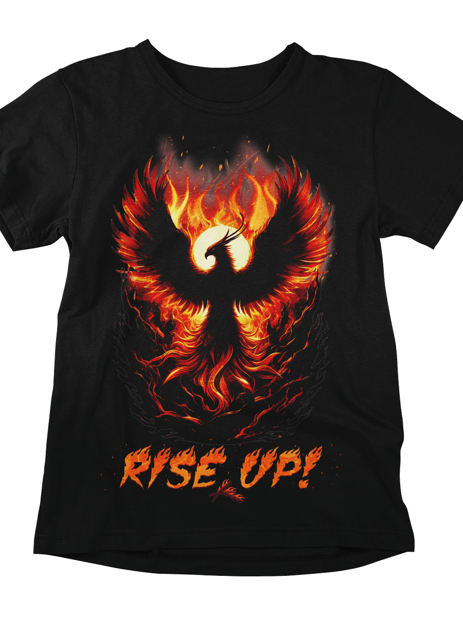 Rise Up: Ignite Your Spirit with our Rebirth Phoenix Graphic Tee! product image (1)