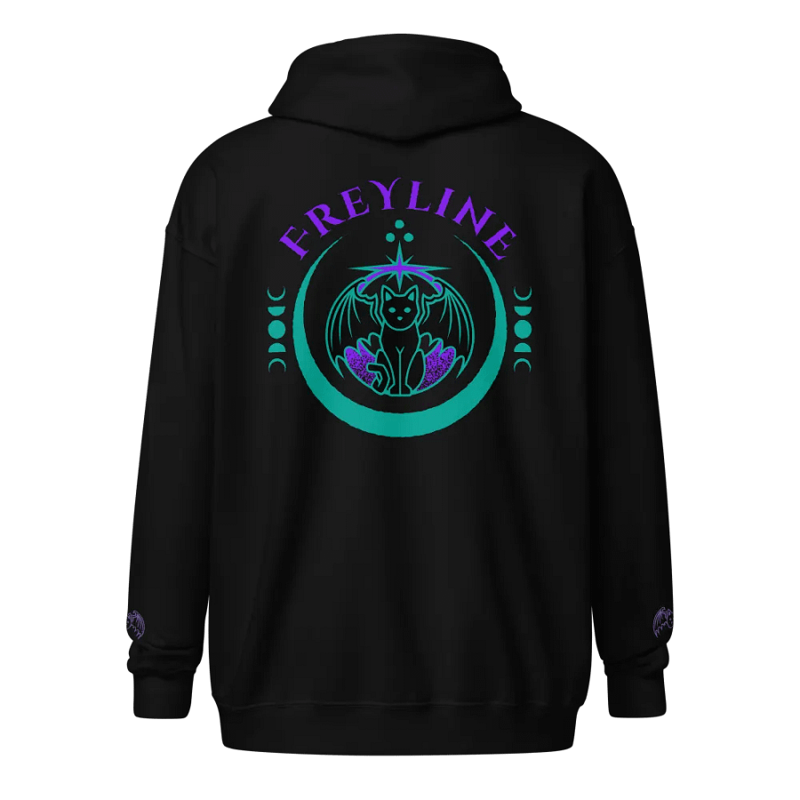 Celestial Familiar Moon Phases Zip Hoodie product image (5)
