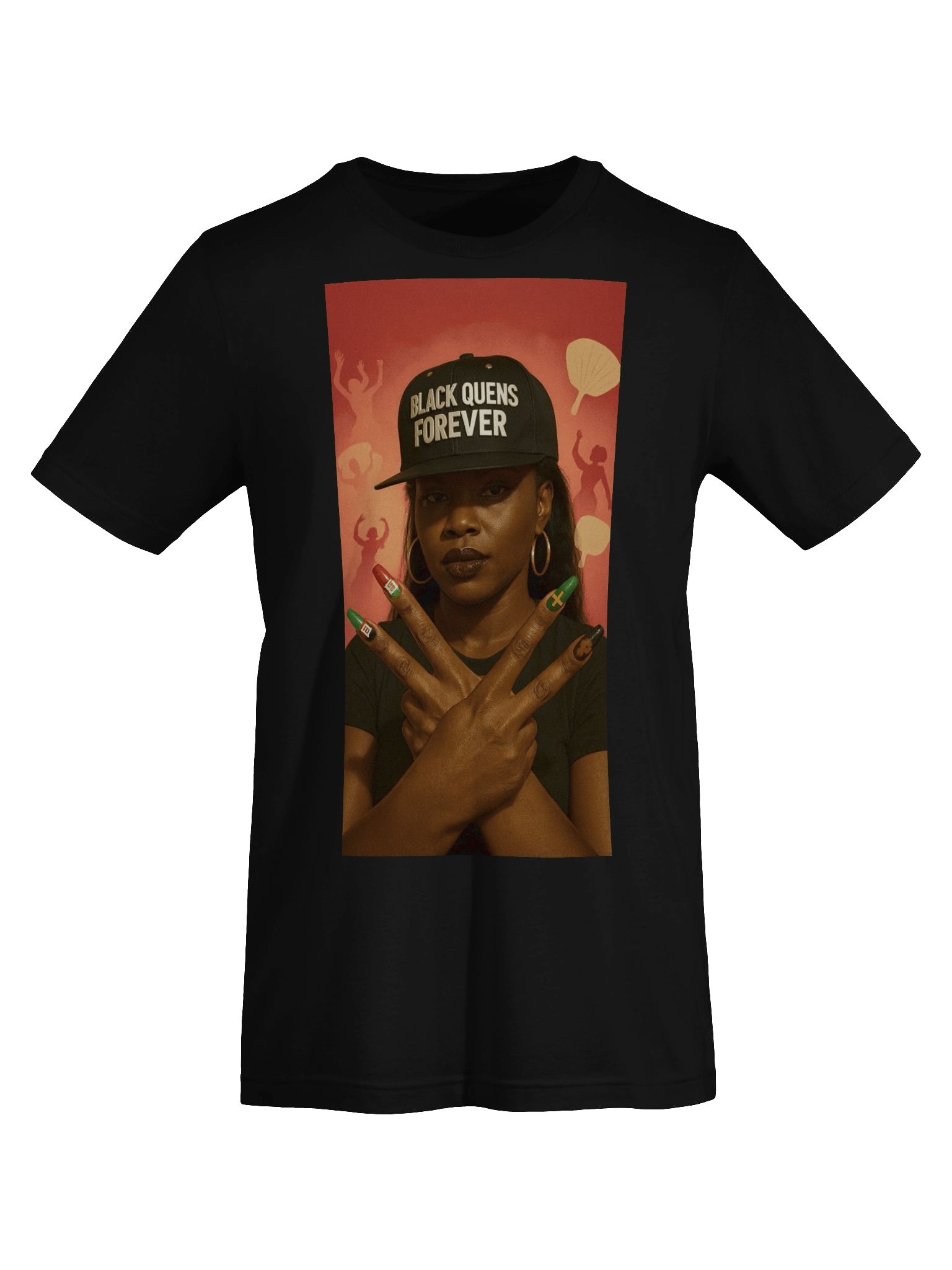 Black Queens Forever Graphic Tee product image (7)