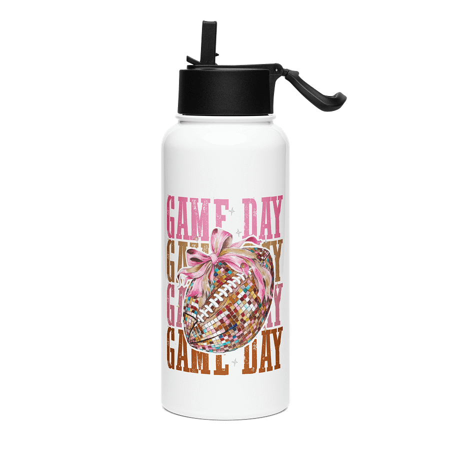 'Game Day' Stainless Steel Water Bottle (32 oz.) product image (1)