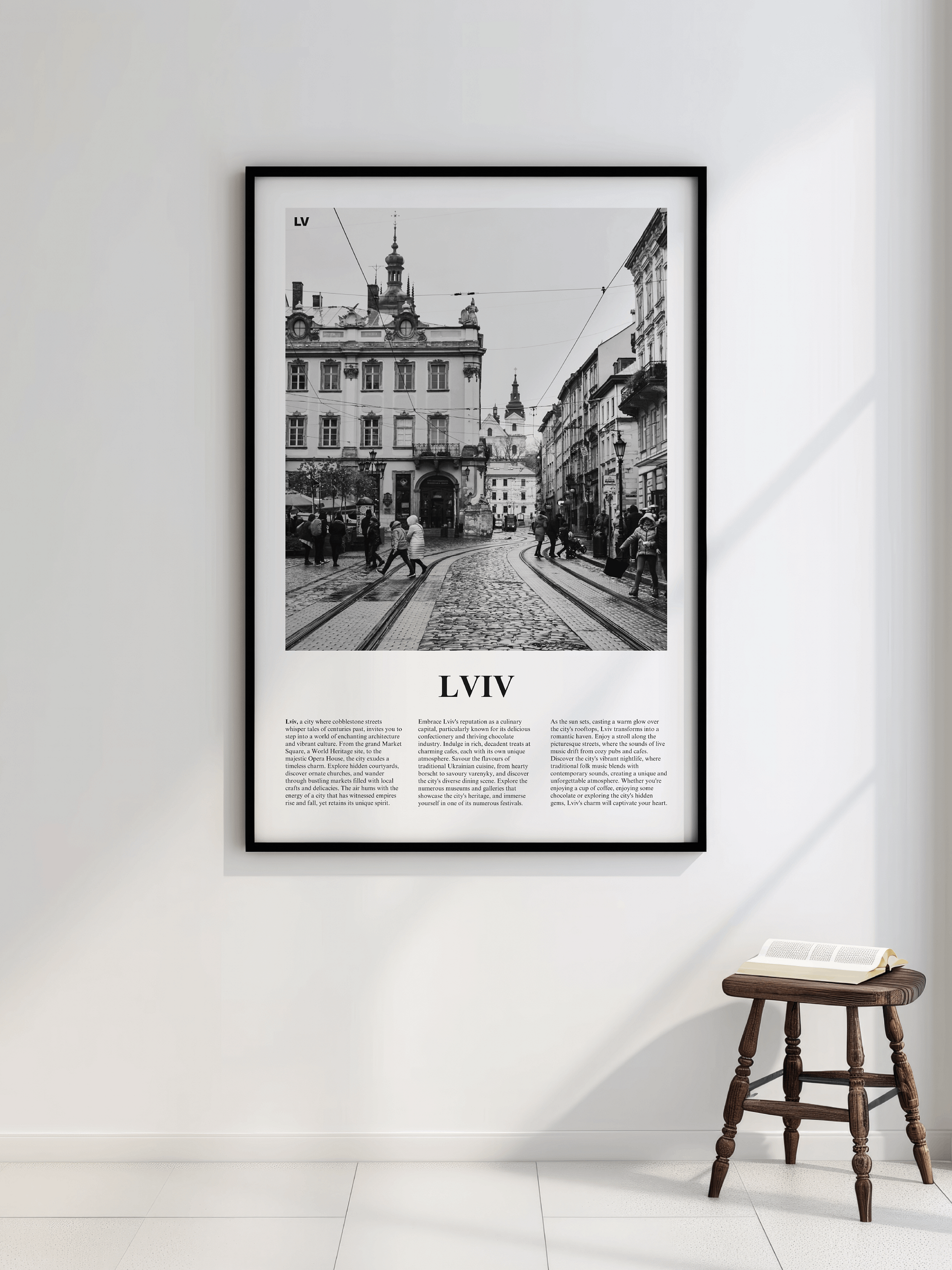 Lviv 02 Newspaper Poster | Framed product image (2)