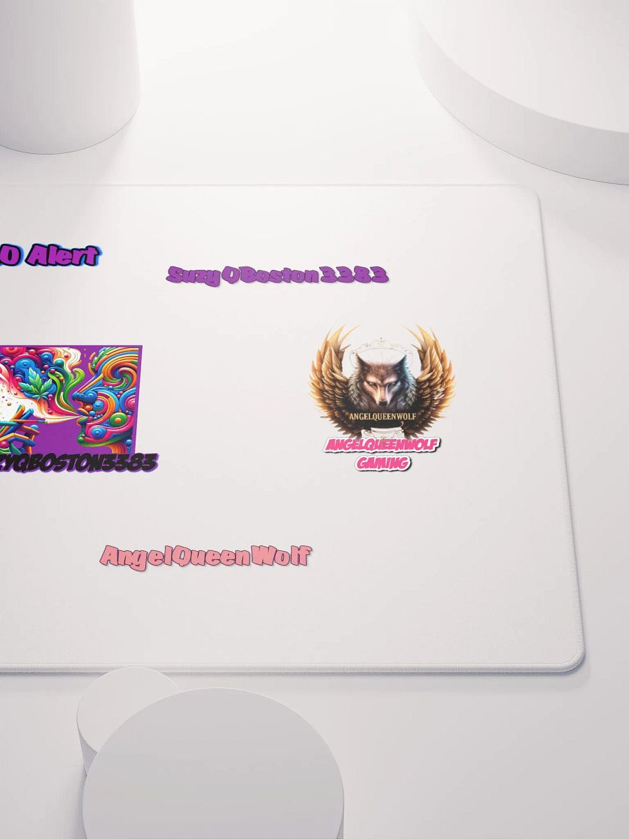 SuzyQBoston and AngelQueenWolf Gaming Realm Mouse Pad product image (5)