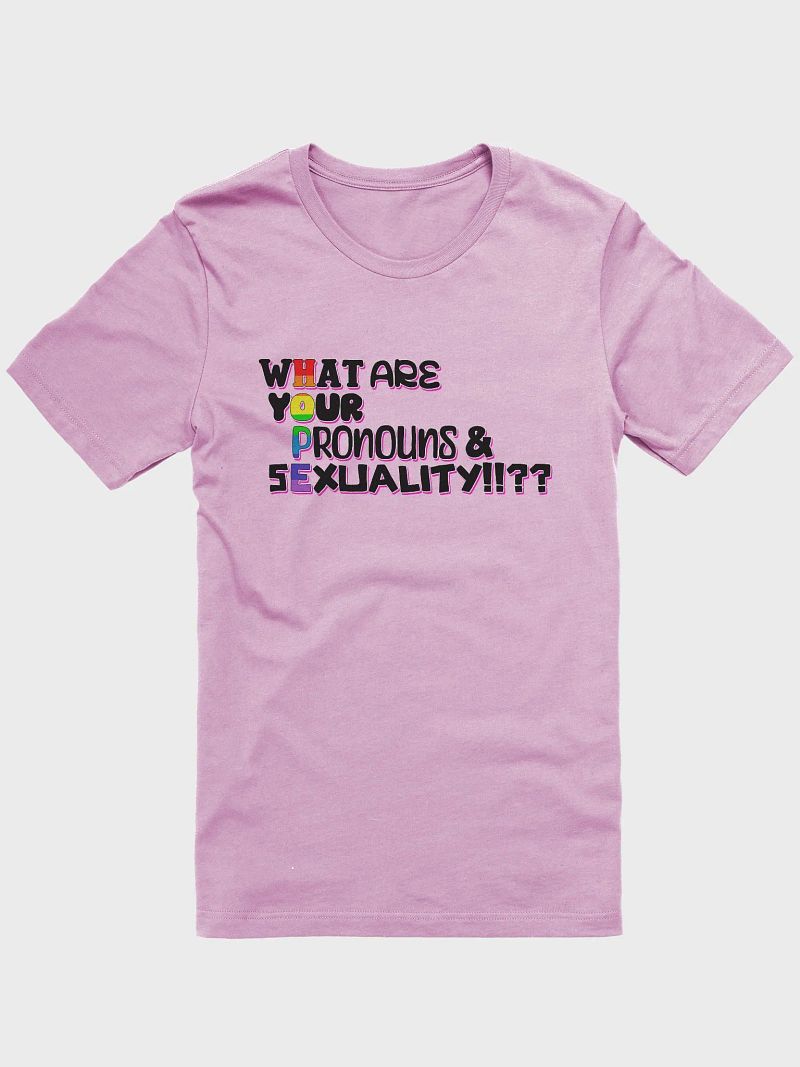 WHAT ARE YOUR PRONOUNS AND SEXUALITY!? pink